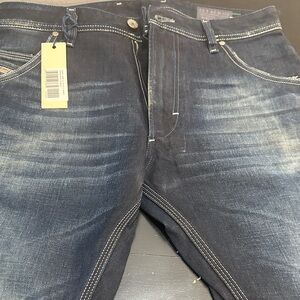 Diesel Dark Blue Relaxed Jeans